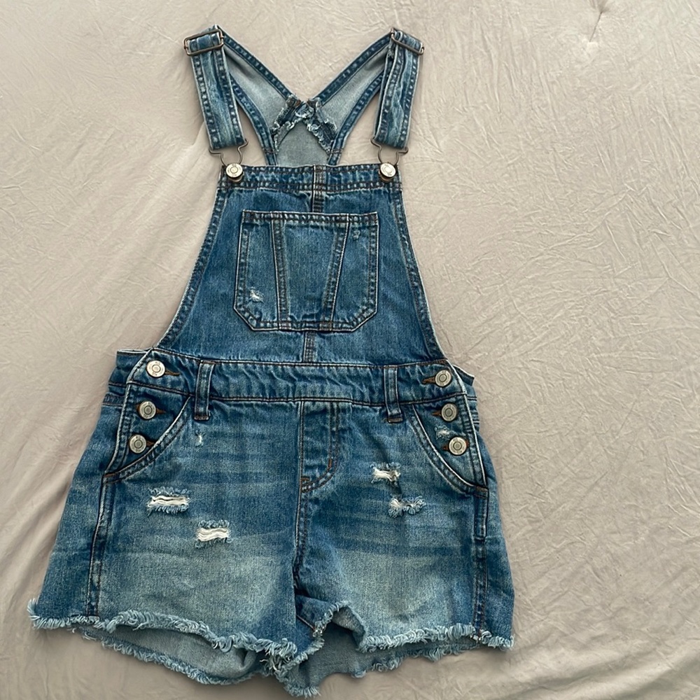 Distressed Overalls